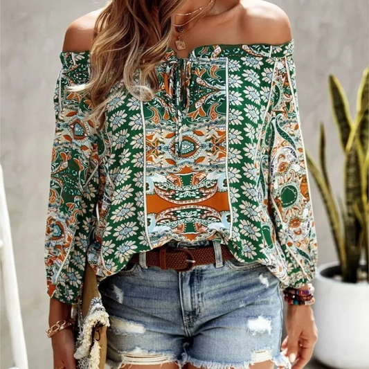 Victoria - Boho lente herfstblouses