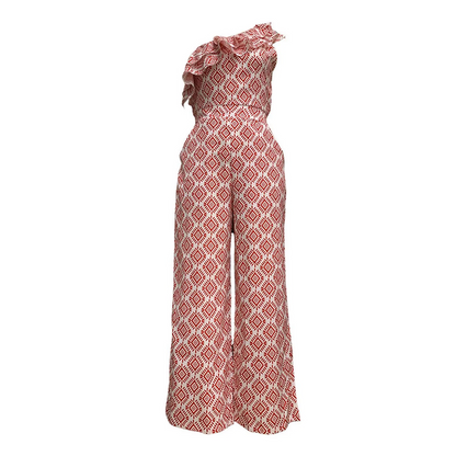 Hallie - Mouwloze jumpsuits met print