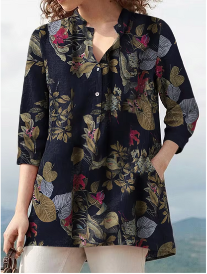 Scarlett - Oversized blouse met bloemenprint